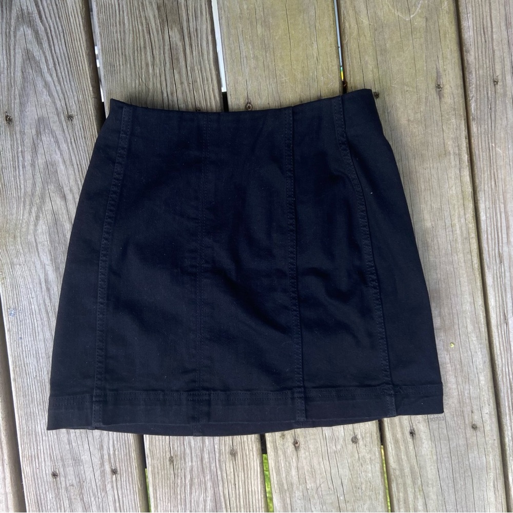 Black mini skirt from Target